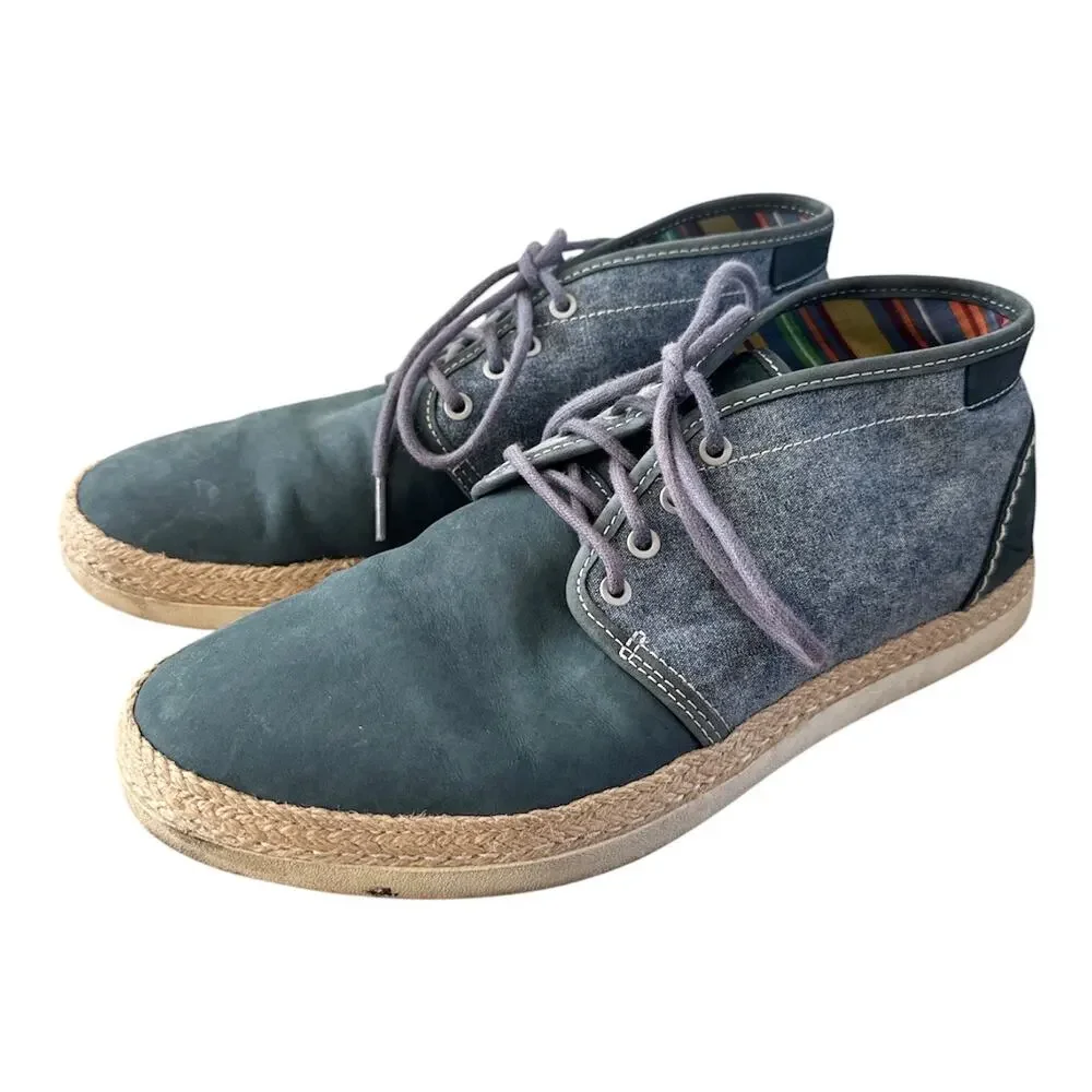 UGG Australia Men’s Cantrell Chukka Boot Blue Suede Size 9.5